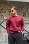 Crew Neck 3 Thread Raster Long Sleeve Regular Fit Sweatshirt Sun472 - 4