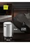Heavy Duty Fingerprint Proof Stainless Steel Pedal Bin | Trash Can with Lid | 8 Liter, Silver - 3