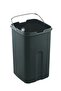 Fingerprint Proof Stainless Steel Open Top Trash Bin | 12 Liter, Silver - 6