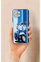 Omix X600 Compatible Blue Scooter Patterned Silicone Case