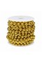 Single Row Pearl 8 mm Gold 9 Meters Bead Ornament Decoration Packaging Hobby Handicraft - 2
