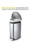 Grace Stainless Steel Pedal Bin with Slow Close Lid | Trash Can with Lid | 9 Liter, Silver - 7