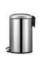 Fingerprint Resistant Stainless Steel Pedal Bin with Soft Close Lid | 12 Liter, Silver - 3