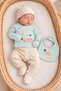 Baby Girl Cloudy 5-Piece Hospital Discharge Set Cotton One Size Gift Newborn