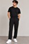 Erkek Siyah Rahat Pantalon - 2