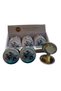 48 Pieces of Round Watery Makeup Mirror – Double-Sided Magnifying and Normal Pocket Mirror, Liquid Glitter Pocket Mirror - 2