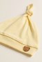 Unisex Baby Interlock Knotted Teddy Bear Embroidered 100% Cotton Newborn Beanie Hat 0-6 Months - 2