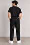 Erkek Siyah Rahat Pantalon - 4