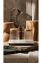 2-Piece Borosilicate Glass Jar with Marble Stand, Ring Lid, Striped Spoon, and Kitchen Set 650 ml Dr5 - 3