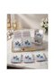 60 Pieces Rectangular Watery Makeup Mirror – Double-Sided Zooming Pocket Mirror, Glittery Watery Design, Liquid Pocket Mirror - 2