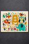 Glass Cutting Board with Cute Forest Animals Theme - Glass Cutting Board |   20cm X 30cm - 6
