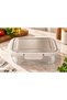 1500 ml Set of 4 Glass Storage Containers with Steel Lids and Locking Food Storage Containers - 2