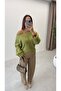 Sweater with Folded Sleeves Detail - 3