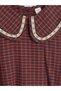 Esvab • Modern & Distinctive Checkered Embroidered Girls' Gabardine Dress - 6