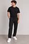Erkek Siyah Rahat Pantalon