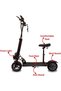Winner Sky E10 Plus Electric Scooter 2024-1500W High-Performance Motor | 30km Range | 10" Off-Road Tires | Full Colorful LED Deck Lights | Foldable Design | Premium Black All-Terrain E-Scooter - 3