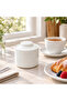 Porcelain Sugar Pot with Lid White - 350ml - 3