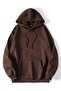 Unprinted Basic Printed Cotton 3 Thread Threaded Oversize Sweatshirt