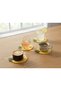 Set of 4 Lemon Design Flexible Silicone Coasters - Non-Slip Base, Heat Resistant Mug and Cup Coasters - 3