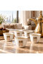 12 Piece Ceramic Cawa Cup Set - 80ml - 3