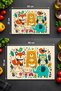 Glass Cutting Board with Cute Forest Animals Theme - Glass Cutting Board |   30cm X 40cm - 4
