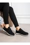 Elvi̇a Black Women's Sneakers - 5