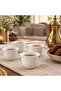 12 Piece Ceramic Cawa Cup Set - 80ml - 4