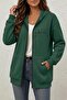 Fr Heart Rhythm Printed Two-Thread Zipper Hooded Sweatshirt Cardigan - Oversized Pocket Casual Sports Jacket - 2