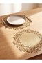 Esvab • Modern & Distinctive Glittery Snowflake Embroidered Supla Set of 2 38 cm