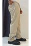 Elastic Waist Belt Detailed Gabardine Trousers - 5