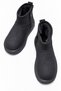 Zippered Flat Mini Children's Boots Black Emerald - 5