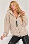 Women's Hooded Plush Zippered Sweat – Oversized Soft Fleece Hoodie – Winter Warm (S-2Xl) - 7