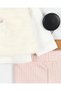 Baby Girl Plush Vest, 3-Piece Seasonal Stylish 6-9-12-18 Months Top and Bottom Stylish Set - 5