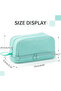 Double-Zip Insulated Pencil Case: High Capacity, Stylish, and Durable Viscose Fabric Case for Students and Professionals - 5