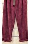 Italian Velvet Trousers with Belt - 4