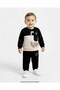Baby Boy Seasonal Dinosaur Printed 2 Thread 6-9-12-18-24 Months Stylish Top and Bottom Set