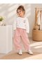 Pink Balloon Pants and Duck Print T-Shirt Set