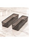 Set of 2: 2-Drawer Modular Drawer Organizer |   Kitchen Bathroom Cabinet Organizer Box