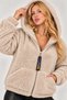 Women's Hooded Plush Zippered Sweat – Oversized Soft Fleece Hoodie – Winter Warm (S-2Xl) - 8