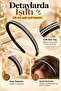 Double Row Stone Thin Women's Hair Crown Stylish Shiny Hair Accessory Silver