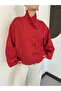 Women's Red Checkered Chinese Buttoned Jacket - 2