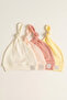 Unisex Baby Interlock Knotted 100% Cotton with My Friends Beanie Hat 0-6 Months Set of 4