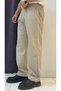 Elastic Waist Belt Detailed Gabardine Trousers - 4