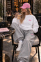 Ala Printed Cotton Oversize Premium Shardonlu Sweet-Sweatpants Set (Combination) - 2