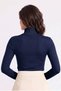 Women's Turtleneck Long Sleeve Premium Soft Blouse - 2