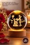 10 Pieces of Marriage Proposal Lighted Glass Globe – Color Changing Decor with Wooden Base and Usb, 6 Cm, Proposal Lighted Globe