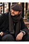 Cushioned Fabric English Cap + Polyviscon Scarf Stylish Combination Set (190*32)