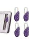 4 Pcs Bling Zipper Pull Replacement Universal Decorative Zipper Handle Puller Tab for Jacket,Backpac