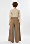 Wide Leg Polyviscon Trousers Mink - 7