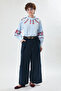 Velvet Trousers Navy Blue - 5